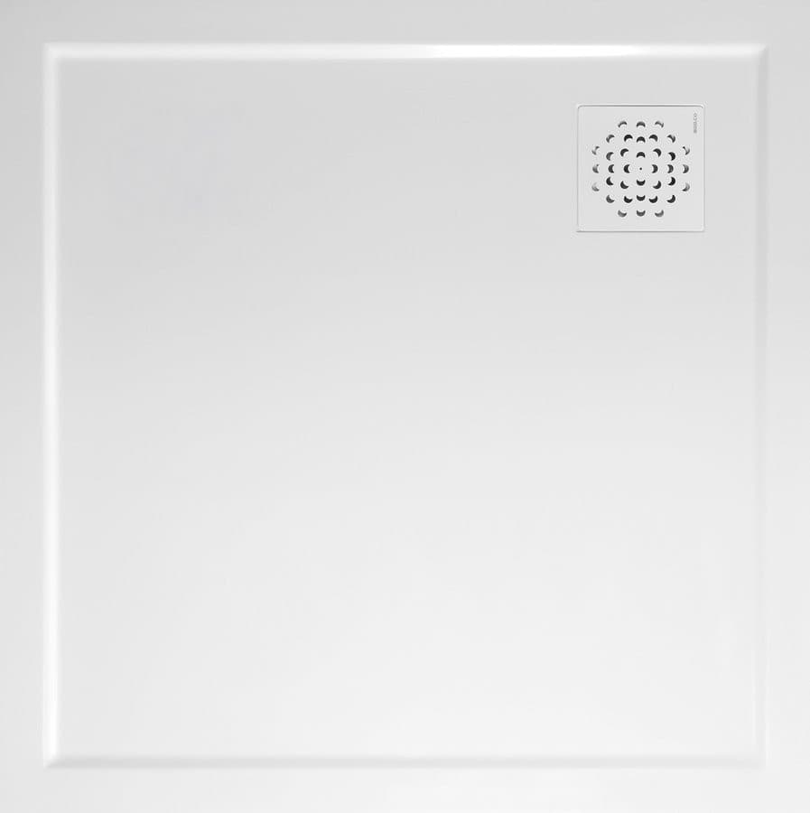 XENA brodzik prysznicowy kompozytowy, kwadrat 90x90cm, biały