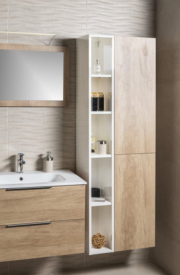 ESPACE szafka 35x172x32cm, 2 drzwiczki, lewy/prawy, dąb cuneo