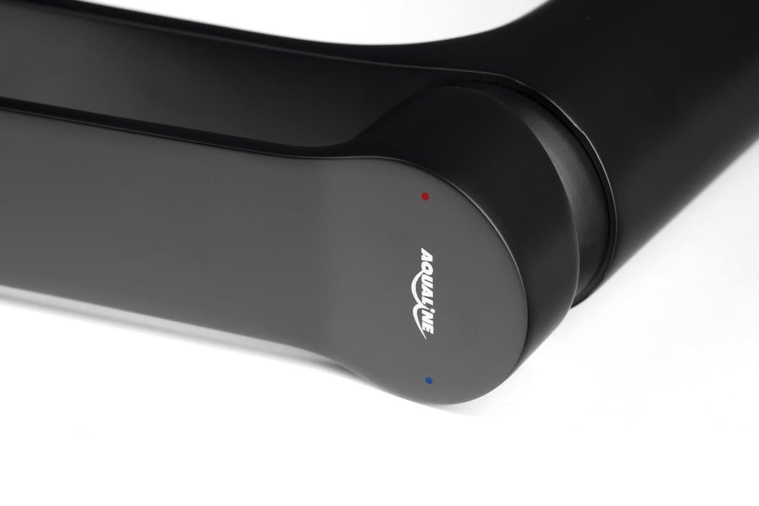 SINTRA bateria umywalkowa stojąca, czarny mat