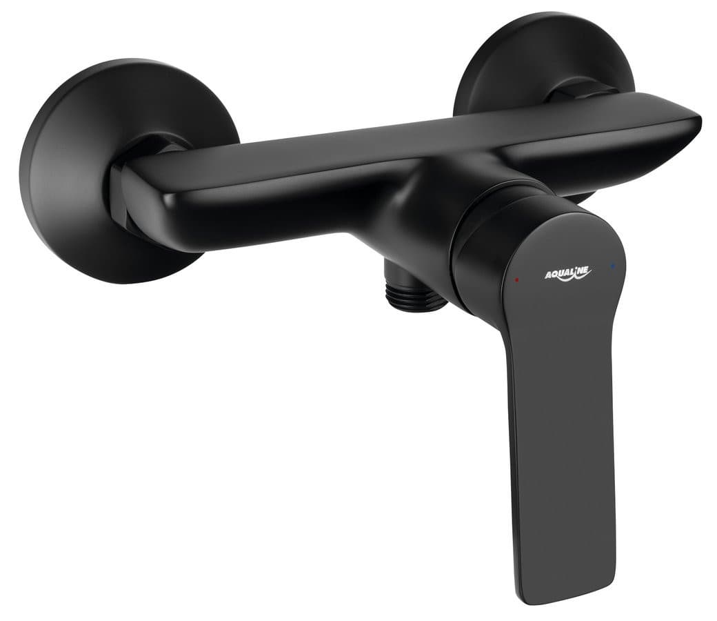 SINTRA bateria prysznicowa ścienna, czarny mat