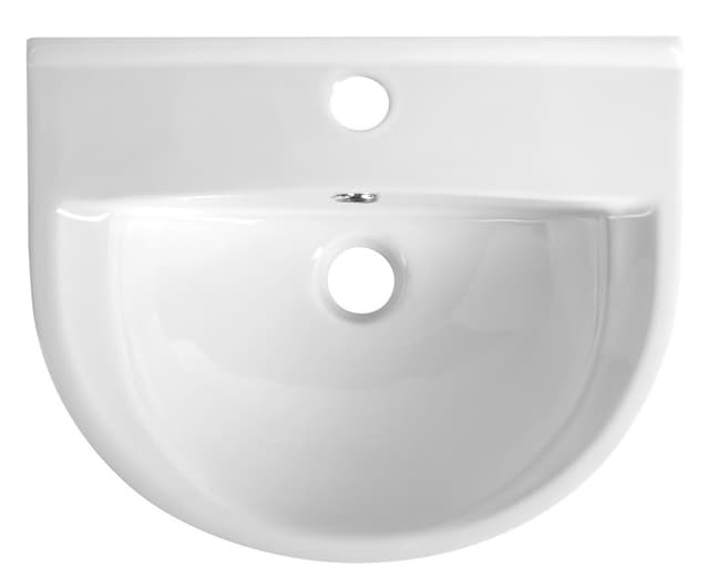 SPIRAL umywalka ceramiczna 43x35cm, biały