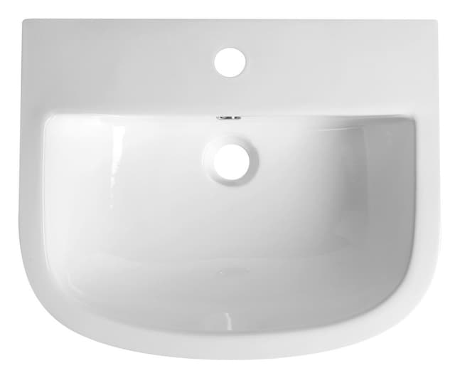 VIBRANT umywalka ceramiczna 51x42cm, biały