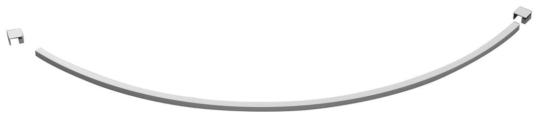 THRON półokrągła listwa przelewowa z zaślepkami