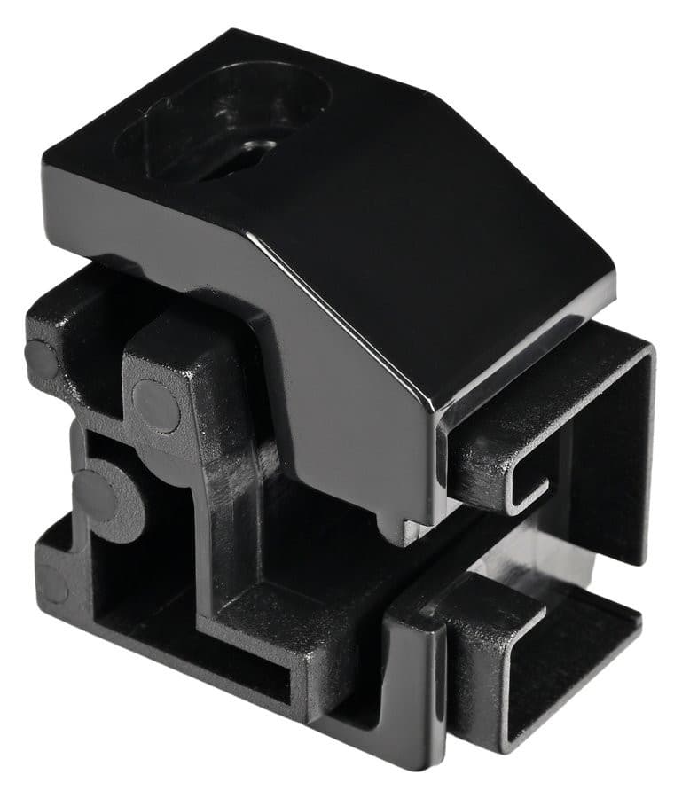 EASY BLACK Wkładka mocująca profil łączący,prawa