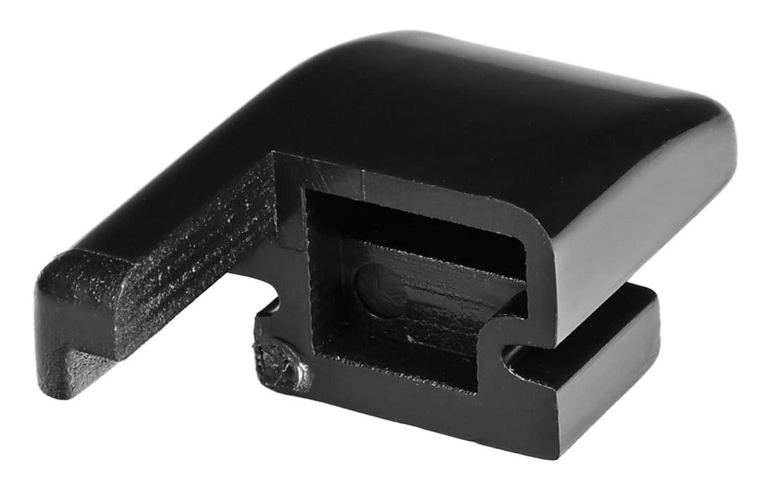 EASY BLACK uchwyt stałego szkła, prawy