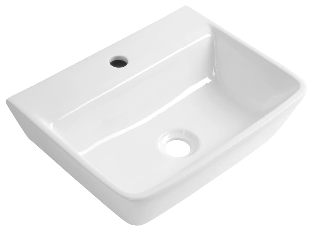 REEMA umywalka ceramiczna 45x35cm, biały