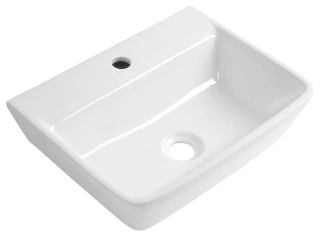 REEMA umywalka ceramiczna 45x35cm, biały