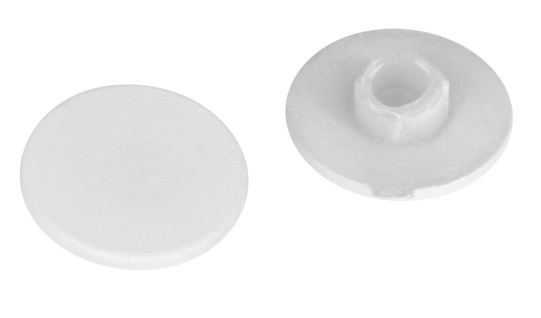 Owalna maskownica wspornika, okrągła, mat, 2 szt