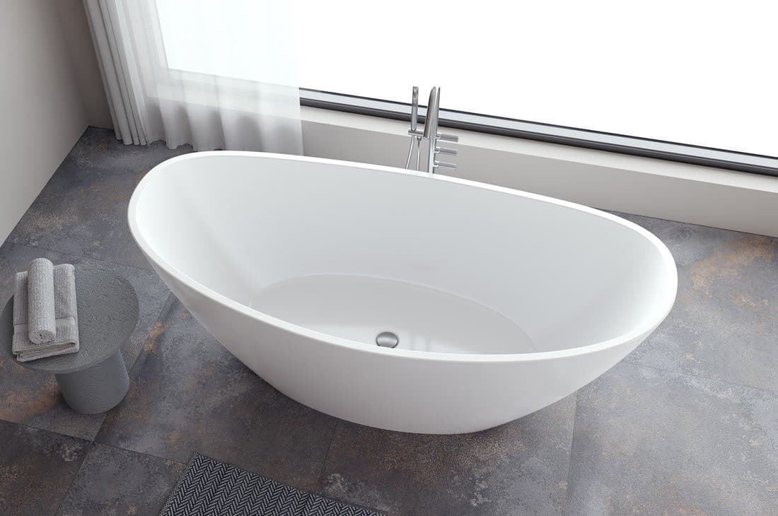 AVILA wanna wolnostojąca 180x87x65cm, biały