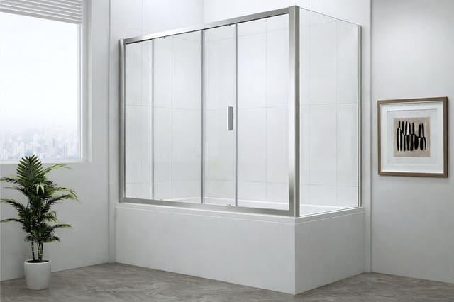 DEEP ścianka boczna 800x1650mm, szkło czyste