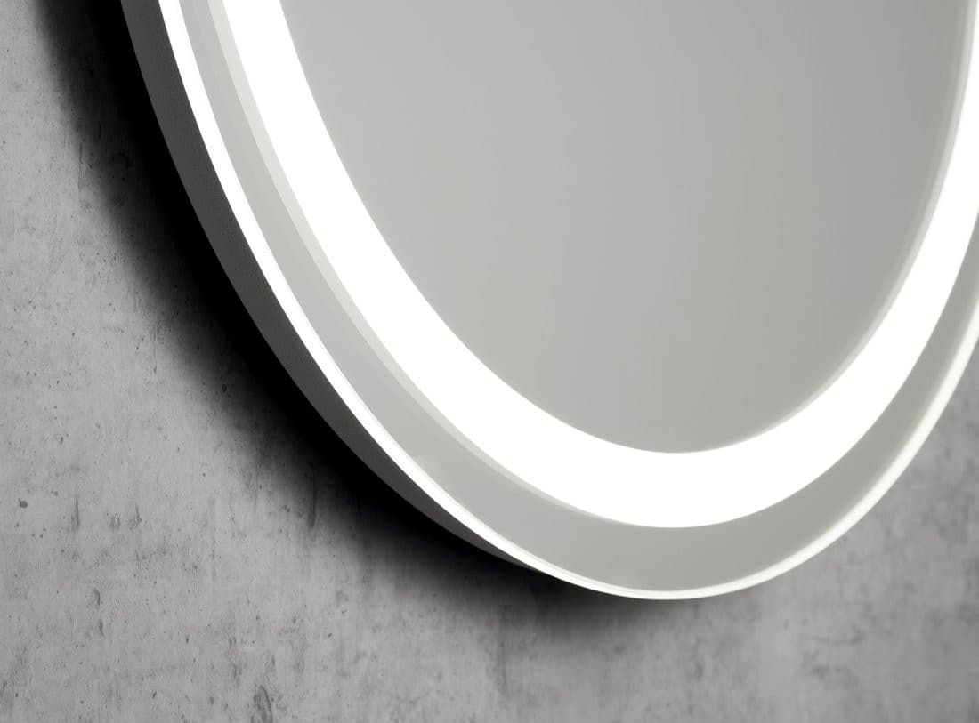 NYX lustro owalne z oświetleniem LED 45x90cm