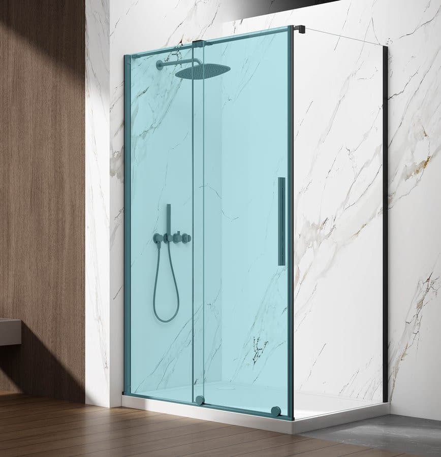 SPIRIT BLACK ścianka boczna 1000 m, szkło czyste