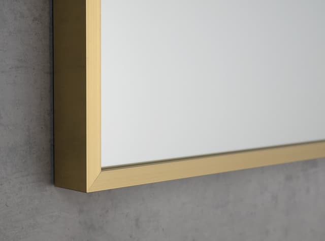 NOTION SLIM lustro w ramie, 60x80cm, złoto mat