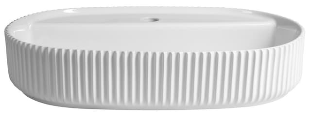 SINTESI umywalka ceramiczna nablatowa, 60x40cm, biały