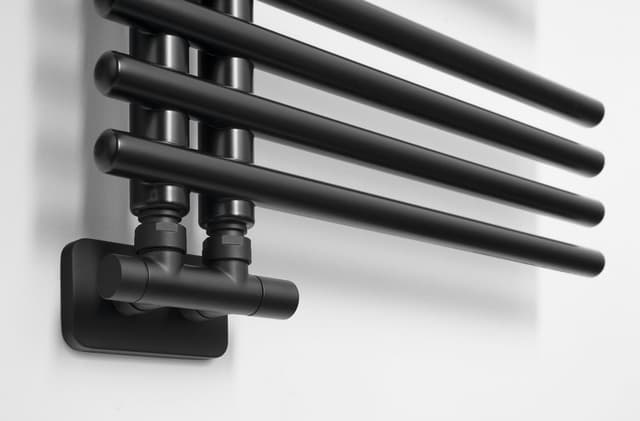 NYMPHA grzejnik łazienkowy 500x1520mm, czarny mat