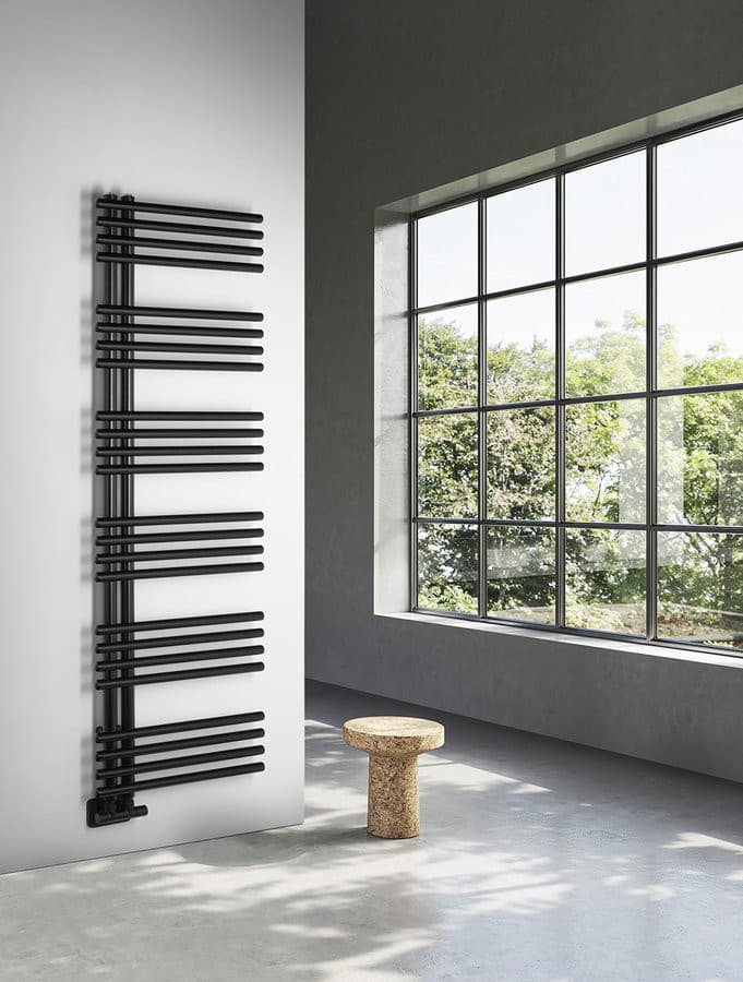 NYMPHA grzejnik łazienkowy 500x1520mm, czarny mat