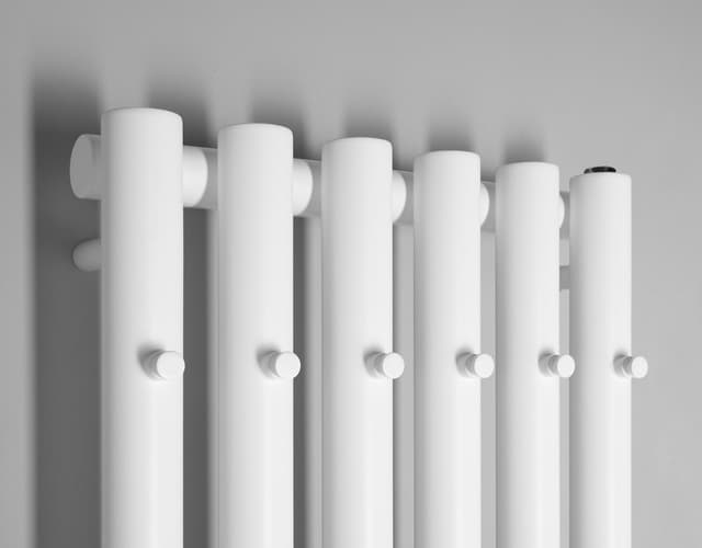 PILON grzejnik łazienkowy 418x1800mm, 6 wieszaki, biały mat