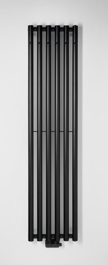 PILON grzejnik łazienkowy 418x1800mm, 6 wieszaki, czarny mat