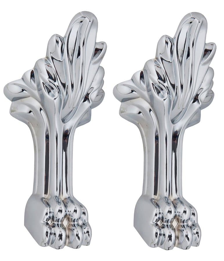 RETRO długie nóżki podporowe, 2 szt., chrom