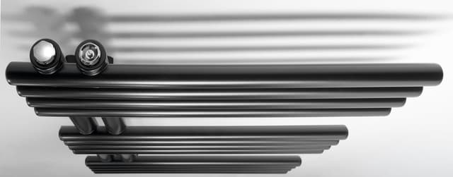 NYMPHA grzejnik łazienkowy 500x800mm, czarny mat