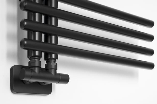 NYMPHA grzejnik łazienkowy 500x800mm, czarny mat