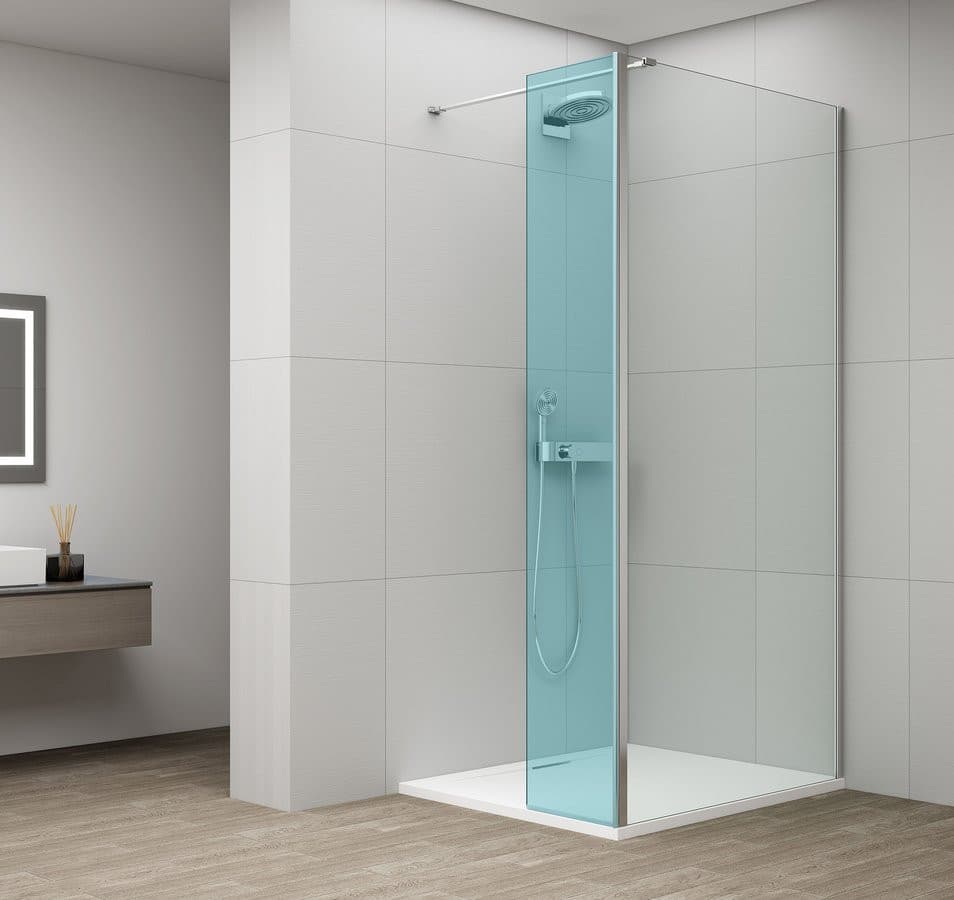 ESCA stałe szkło do panela obrotowego, 700mm, chrom