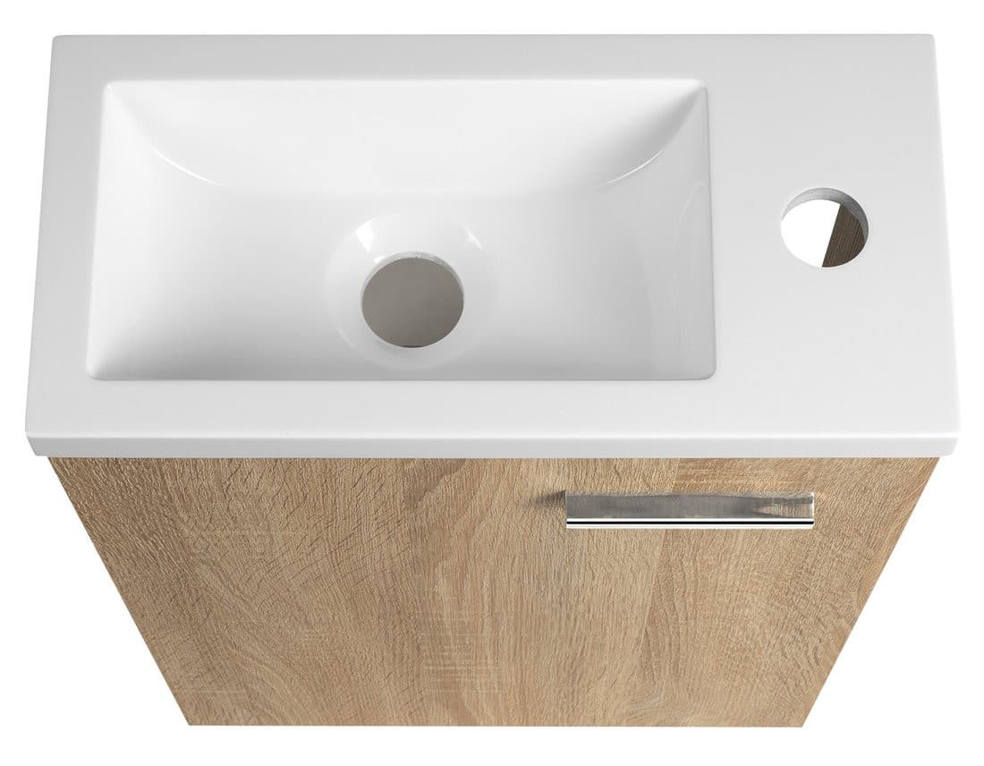 ZOJA szafka umywalkowa 37x50x18cm, dąb platin