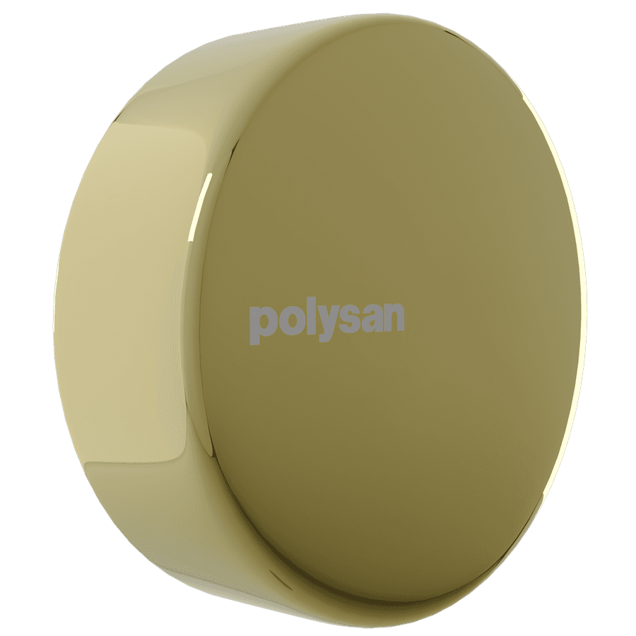 Pokrętło przelewu zestawu odpływowego, złoto