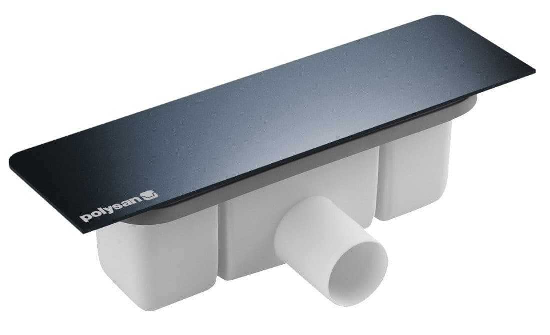 KAZUKO syfon brodzikowy, DN40, maskownica gun metal