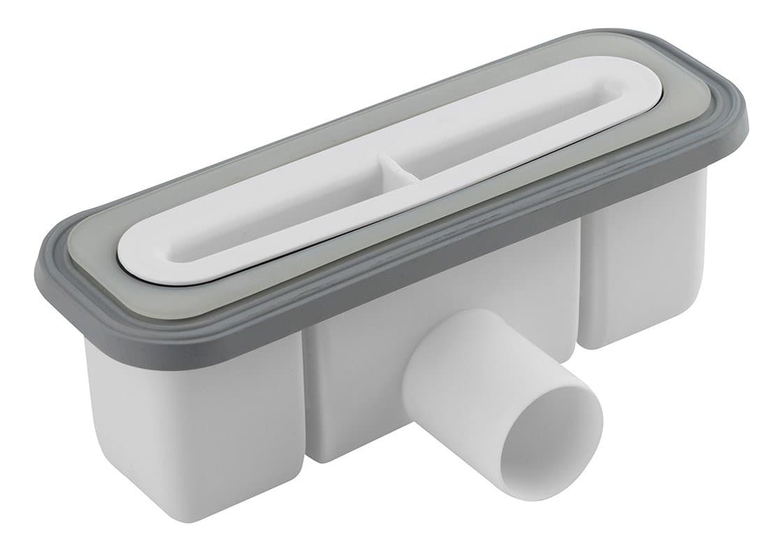 KAZUKO syfon brodzikowy, DN40, maskownica miedź mat