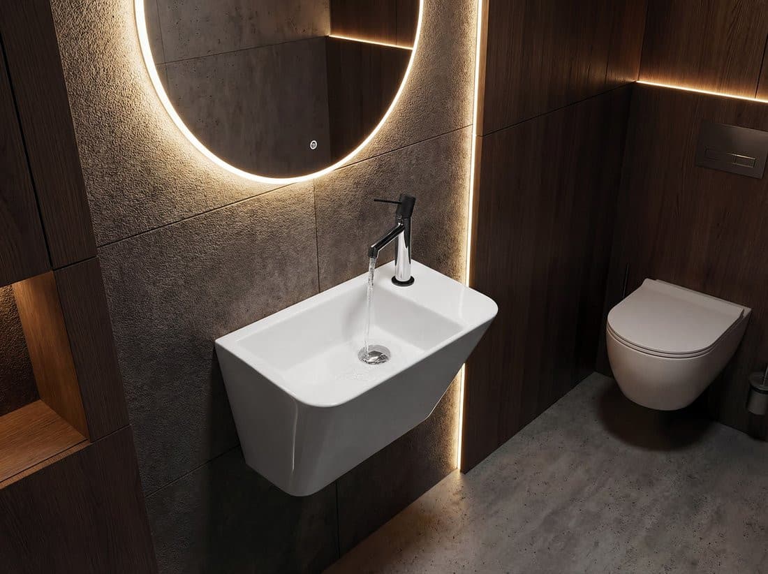 PRIMO umywalka ceramiczna 50x28cm, biały