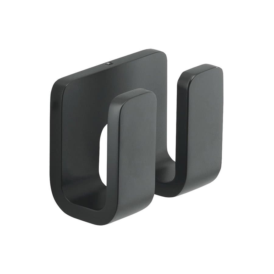 OUTLINE hak podwójny, czarny mat