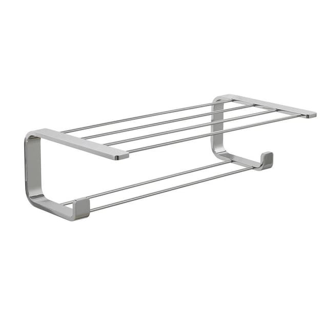OUTLINE półka na ręczniki z relingiem, chrom