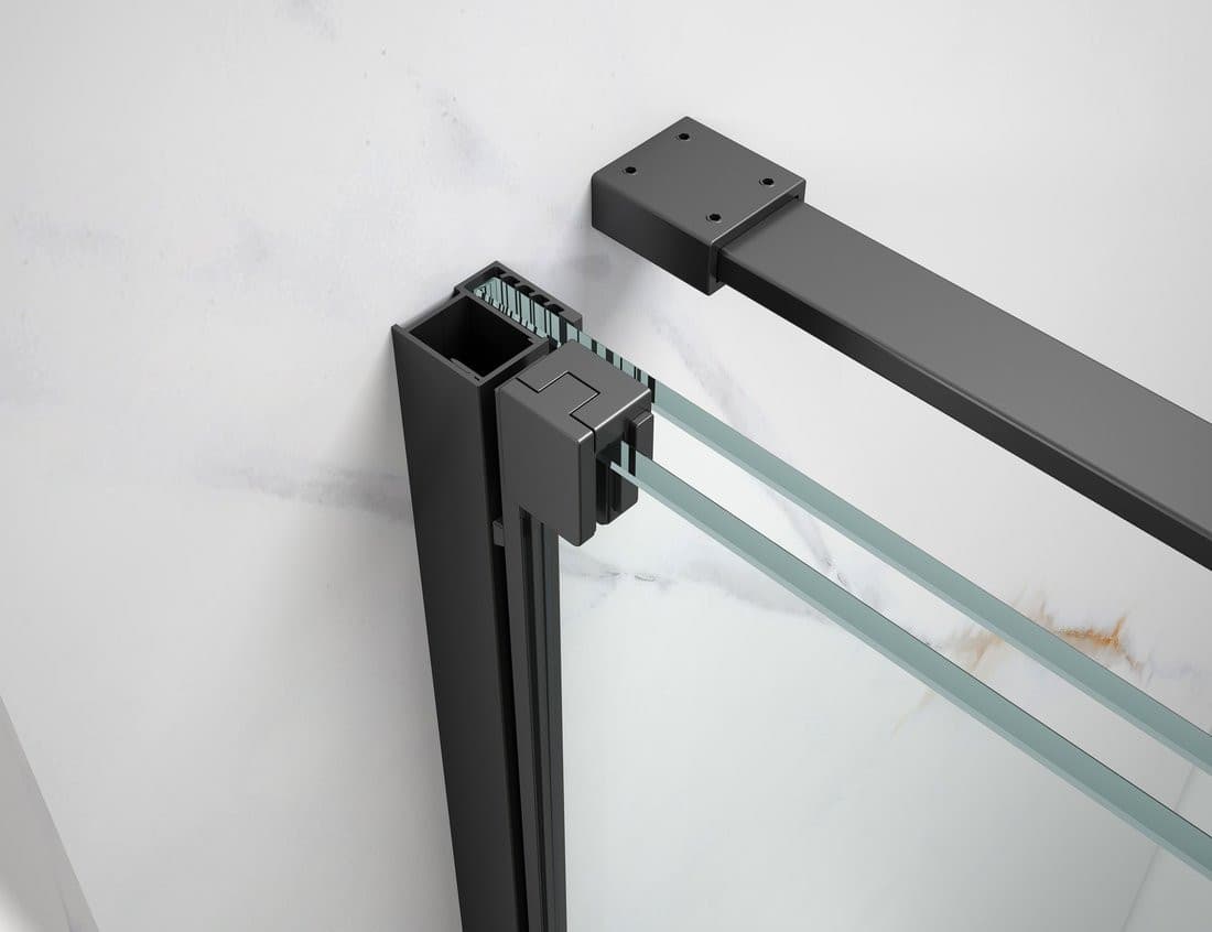 SPIRIT BLACK kabina prysznicowa 1000x800mm wariant L/P