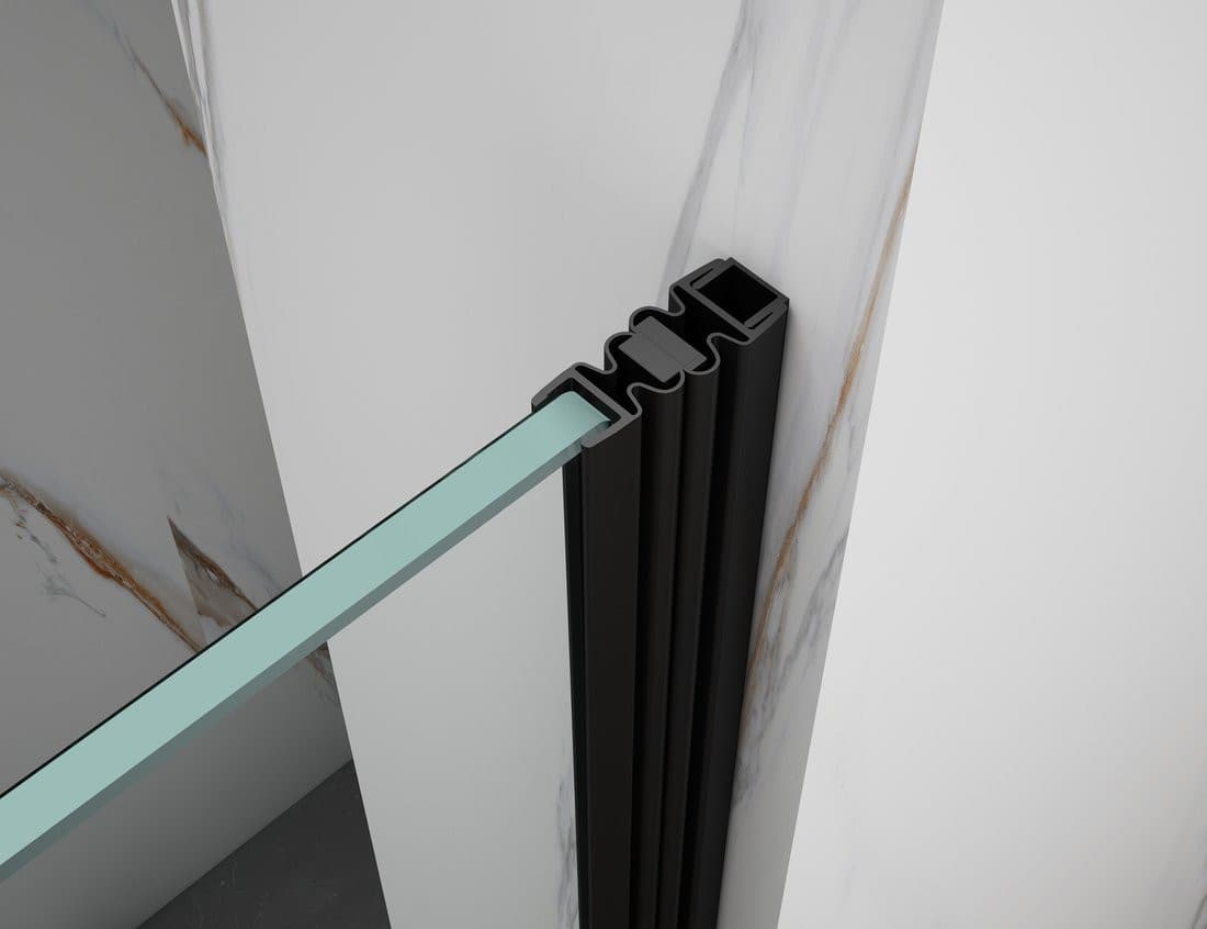 SPIRIT BLACK kabina prysznicowa 1500x900mm wariant L/P