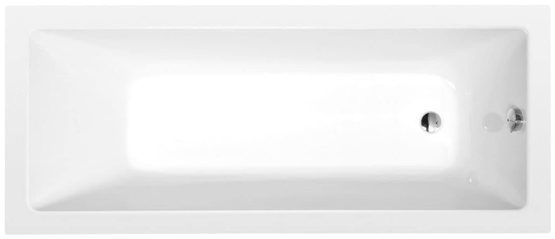 NOEMI wanna prostokątna 180x80x39cm, biały