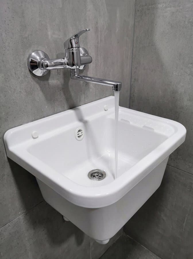 AQUALINE 35 bateria ścienna, uchwyt płaski 160mm, chrom