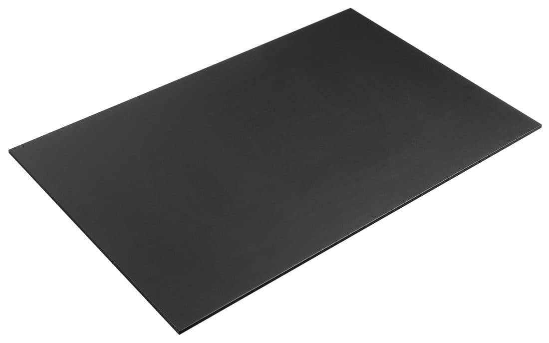 NELIO blat ceramiczny Black 97,5x0,9x49,3cm, czarna matowa