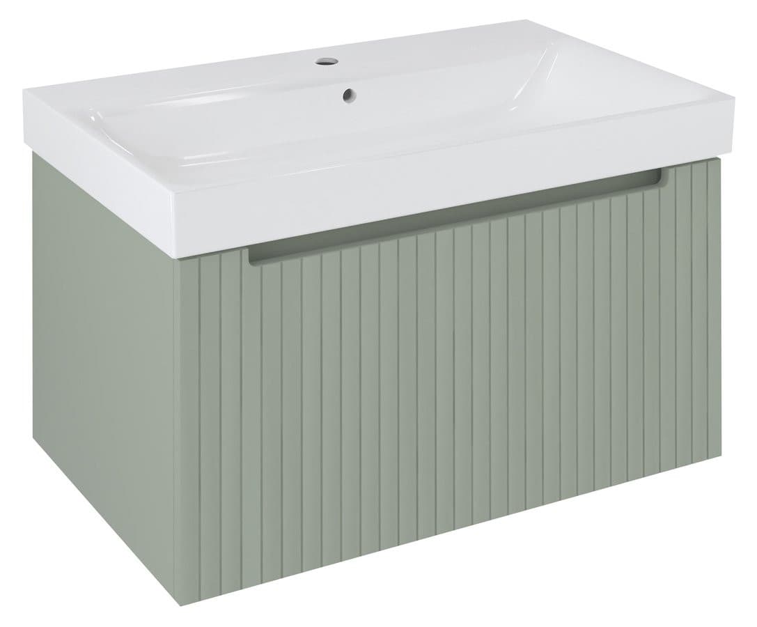 NELIO STRIP szafka umywalkowa 76,5x44x49cm, verde