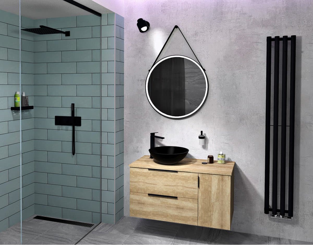 CIRASA blat DTDL 111x1,8x46,5cm, dąb cuneo