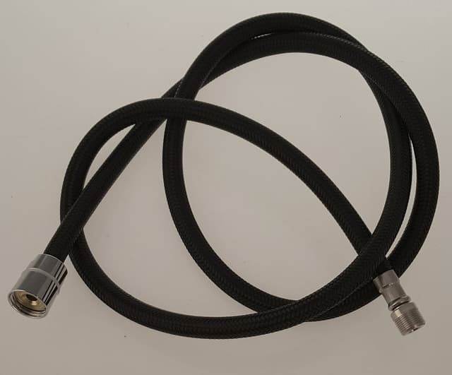 Wąż do pryszniców wysuwanych, F1/2&quot;-M1/4&quot;,150cm, czarny