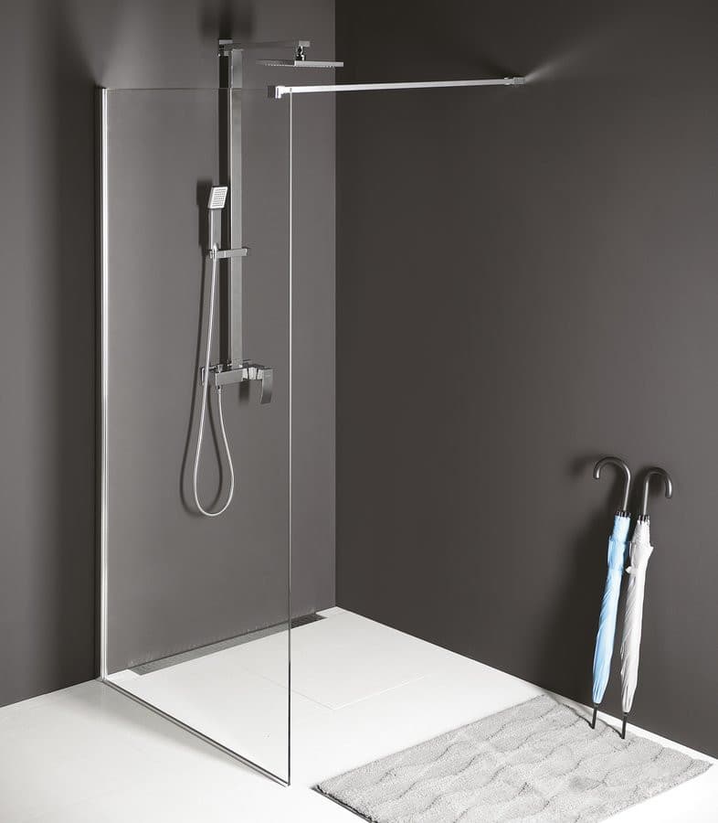 MODULAR SHOWER ścianka stała, montaż do ściany, 800 mm