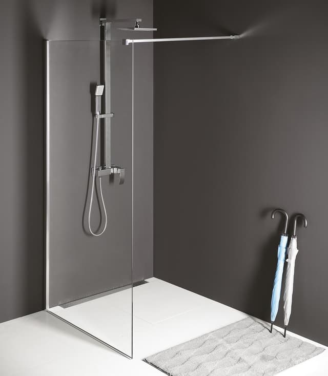 MODULAR SHOWER ścianka stała, montaż do ściany, 800 mm