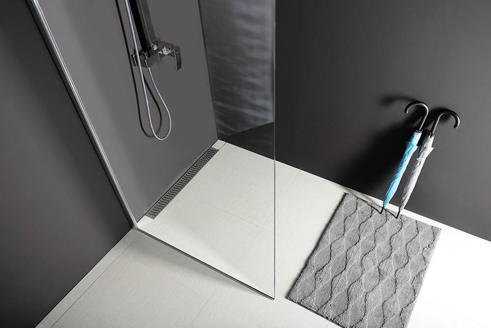 MODULAR SHOWER ścianka stała, montaż do ściany, 800 mm