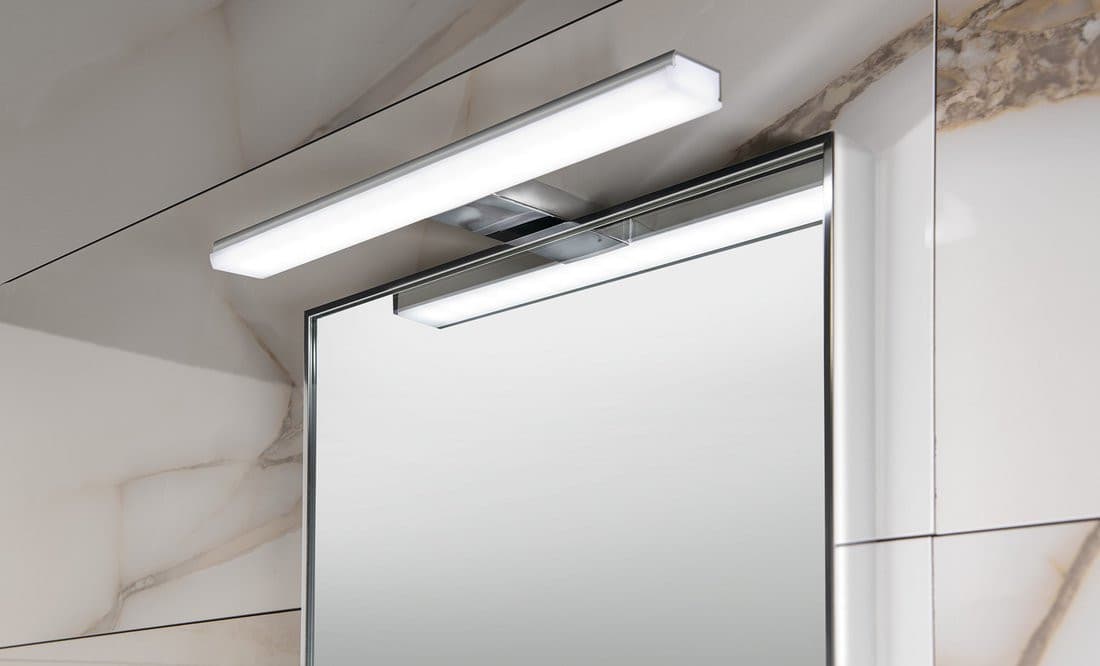 FELINA LED oświetlenie ścienne , 8W, 308x15x112mm, IP44, chrom