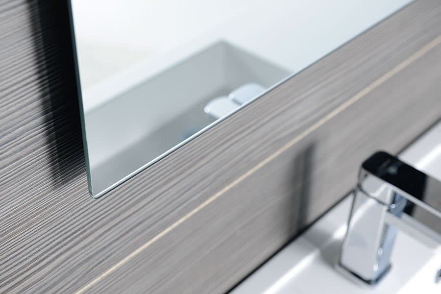 PLAIN lustro ze ściętą krawędzią 60x90cm , zaokrąglone rogi, CU free