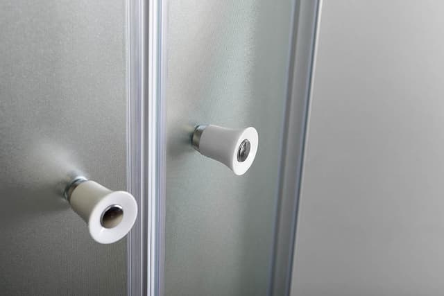 ARLEN kabina prysznicowa półokrągła 800x800x1850 mm, szkło Brick