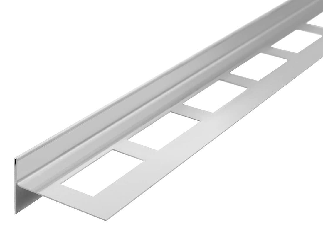 Listwa spadkowa lewa, wysokość 12mm, długość 1200mm, stal nierdzewna mat