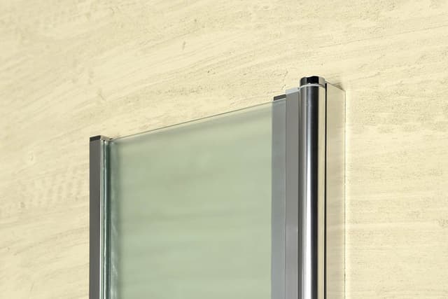 VANDA parawan wannowy składany 1000x1400 mm, chrom, szkło matowe