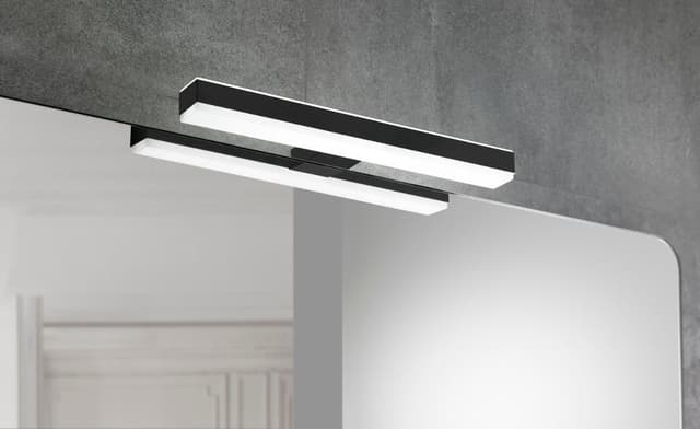 VERONICA 2 oświetlenie ścienne LED, 8 W, 300x25x83 mm, IP44, czarny